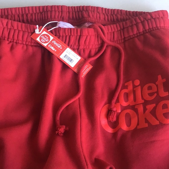 Blogger’s fave Stoney Clover Lane Diet Coke red sweatpants jogger pants - Picture 14 of 16